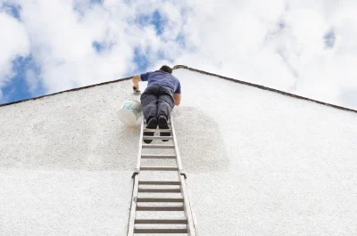 Peinture extérieure à la Vacherie — façades et ravalement